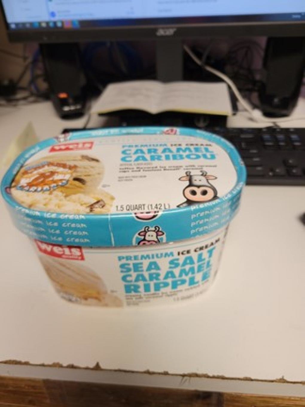 Certain containers of sea salt caramel ripple ice cream, under the Weis Quality brand, have been recalled due to undeclared allergens.